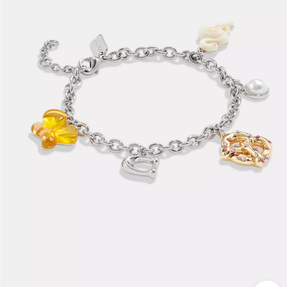 Coach Bumblebee Pretzel bracelet